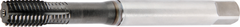 1/4-20 H6 0 Flute HSSCoPM Bottoming Thread Forming Tap-TiCN - Exact Industrial Supply