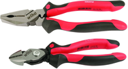 2 Pc. Set Industrial Soft Grip Linemen's Pliers and BiCut Combo Pack - Exact Industrial Supply
