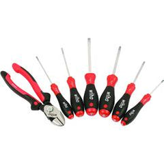 7PC SET PLIERS/SCREWDRIVERS - Exact Industrial Supply