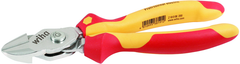 8" Insulated BiCut SuperCut Compound Cutters with Natural Brush Finish - Exact Industrial Supply