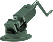 2-Axis Precision Angular Vise 4" Jaw Width, 1-1/2" Jaw Depth - Exact Industrial Supply