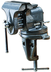 153, Bench Vise - Clamp-On Base, 3" Jaw Width, 2-1/2" Maximum Jaw Opening - Exact Industrial Supply