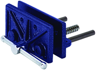 176, Light-Duty Woodworkers Vise - Mounted Base, 6-1/2" Jaw Width, 4-1/2" Maximum Jaw Opening - Exact Industrial Supply