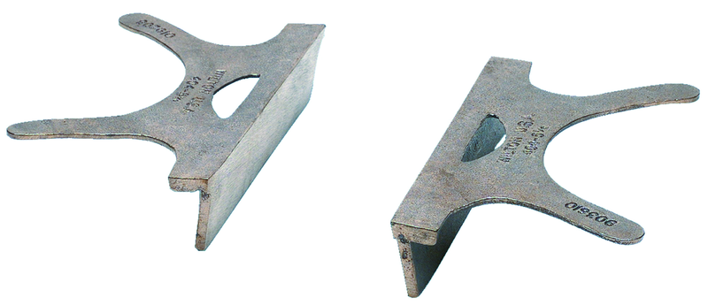 404-5.5, Copper Jaw Caps, 5-1/5" Jaw Width - Exact Industrial Supply