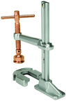 Welding Shoe Clamp 8 1/2" Jaw Opening, 5 1/2" Throat Depth - Exact Industrial Supply