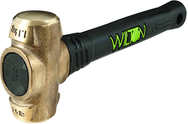 2 -1/2 lb Head, 12" B.A.S.H® Brass Hammer - Exact Industrial Supply