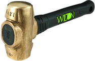 4 lb Head, 12" B.A.S.H® Brass Hammer - Exact Industrial Supply