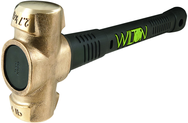 6 lb Head, 16" B.A.S.H® Brass Hammer - Exact Industrial Supply