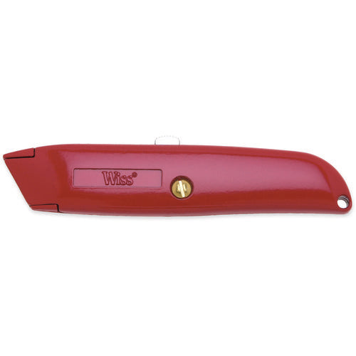 WK8V Retractable Utility Knife, With 3 Blades, Carded - Exact Industrial Supply