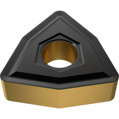 WNMG 433 UC YG3010, 3/64″ Corner Radius, 3/16″ Thick, 1/2″ Inscribed Circle, CVD, Trigon, Turning Indexable Insert