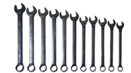 11 Piece Supercombo Wrench Set - Black Oxide Finish SAE; 1-5/16 - 2"; Tools Only - Exact Industrial Supply