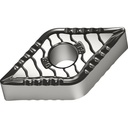 DNMG 431 G|Double-sided WPP20S, 1/64″ Corner Radius, 3/16″ Thick, 1/2″ Inscribed Circle, 55° Diamond, Turning Indexable Insert - Exact Industrial Supply