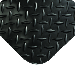 Diamond-Plate Select 15/16" x 3' x 5' Black Work Mat - Exact Industrial Supply