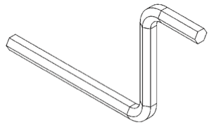 HEX Wrench (5/16) - Snap Jaws - Part #  8CRANK (3 Pack) - Exact Industrial Supply