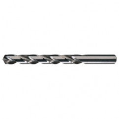 #45 RHS / RHC HSS 118 Degree Radial Point General Purpose Jobber Length Drill - Bright - Exact Industrial Supply