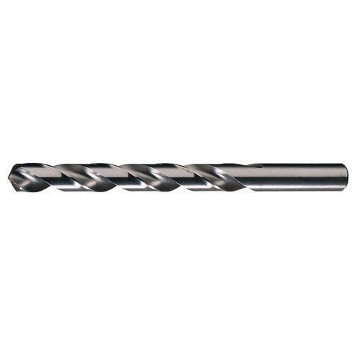 25/64 RHS / RHC HSS 118 Degree Radial Point General Purpose Jobber Length Drill - Bright - Exact Industrial Supply
