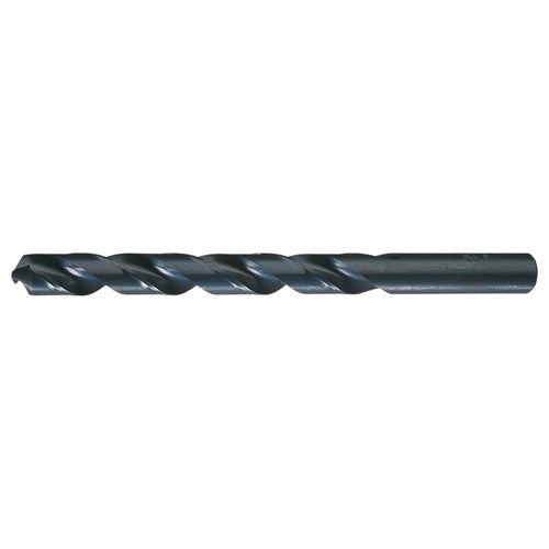 3/8 RHS / RHC HSS 118 Degree Radial Point General Purpose Jobber Length Drill - Steam Oxide - Exact Industrial Supply