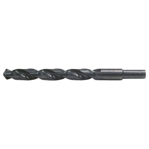25/64 RHS / RHC HSS 118 Degree Radial Point General Purpose Jobber Length Drill - Steam Oxide