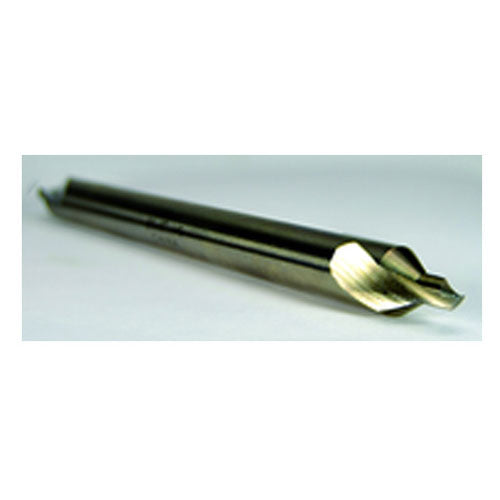 #5 × 4″ OAL 60 Degree HSS Long Combined Drill and Countersink Uncoated - Exact Industrial Supply