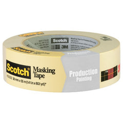 ‎Scotch Contractor Grade Masking Tape 2020-24AP9 0.94″ × 60.1 yd (24mm × 55m) - Exact Industrial Supply