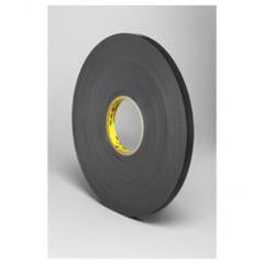 1/4X72 YDS 4929 BLACK 3M VHB TAPE - Exact Industrial Supply