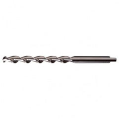 #47 RHS / RHC HSS 118 Degree Notched Point HSS Parabolic Taper Length Drill - Bright - Exact Industrial Supply