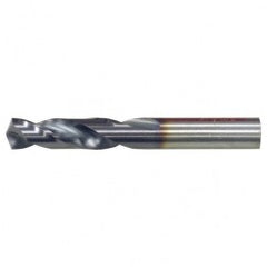#12 RHS / RHC HSS-CO 8% (M42) 135 Degree Split Point Cobalt Heavy Duty Screw Machine Drill - TiCN - Exact Industrial Supply