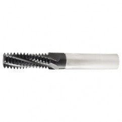 ‎7/16-20 4 Flute Coolant Through Thread Mill-TiAlN - Exact Industrial Supply