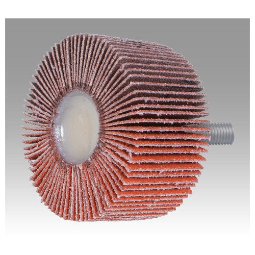 ‎3M Flap Wheel 747D T84 2″ × 1″ × 1/4-20 EXT 60 X-weight - Exact Industrial Supply