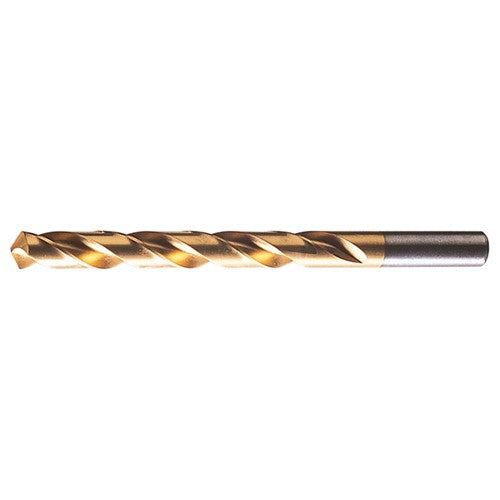 29/64 RHS / RHC HSS 118 Degree Radial Point General Purpose Jobber Length Drill - TiN - Exact Industrial Supply
