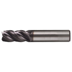 ‎5/8″ × 5/8″ × 1-1/4″ × 3-1/2″ RHS / RHC Solid Carbide 4-Flute Variable Index End Mill - Bright - Exact Industrial Supply