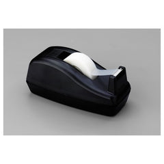 Scotch Deluxe Desk Tape Dispenser Black - C40 25mm Core Up To 19mm Wide - Exact Industrial Supply
