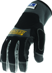 Cold Weather Work Glove - Medium - Black/Gray - Wind & Waterproof - Exact Industrial Supply