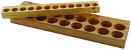 TG75 - Wood Tray - 22 Pcs. - Exact Industrial Supply