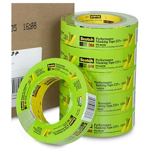 Scotch Performance Masking Tape 233+ 46338 36 mm × 55 m - Exact Industrial Supply