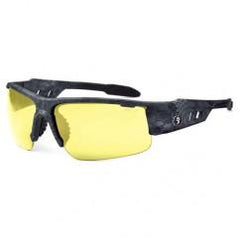 DAGR-TY YELLOW LENS SAFETY GLASSES - Exact Industrial Supply