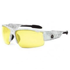 DAGR-YT YELLOW LENS SAFETY GLASSES - Exact Industrial Supply