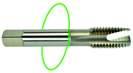 3/8-16 Dia. - H3 - 2 FL - Std Spiral Flute Tap - Green Ring - Exact Industrial Supply