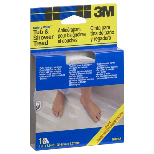 3M Safety-Walk Slip Resistant Tape 220C-R1X180 1″ × 15 ft Clear - Exact Industrial Supply