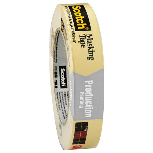 ‎Scotch Masking Tape for Production Painting 2020-72A-BK 72 mm × 55 m - Exact Industrial Supply
