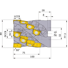 ‎VFX5-080A06A075R MILL