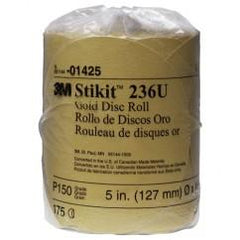 5 - P150 Grit - 236U Disc Roll - Exact Industrial Supply