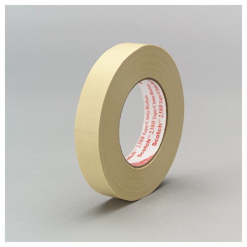 3M Performance Masking Tape 2380 Tan 3/4″ × 60 yd 7.2 mil - Exact Industrial Supply