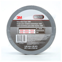 3M Value Duct Tape 1900 Silver 1.88″ × 60 yd 5.8 mi - Exact Industrial Supply