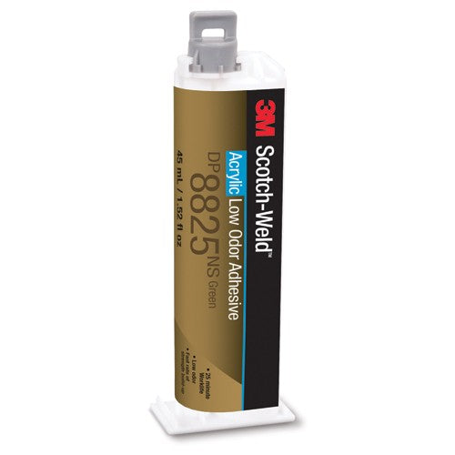 3M Scotch-Weld Low Odor Acrylic Adhesive DP8825NS Green 45 mL Duo-Pak - Exact Industrial Supply