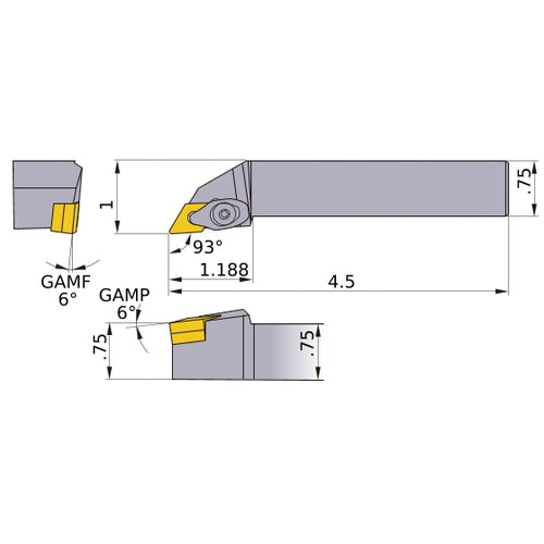 DDJNR-123 TURNING HOLDER
