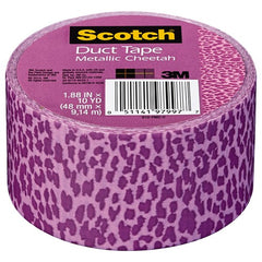 1.88 in × 10 yd Scotch(R) Duct Tape 910-PMC-C Purple Metallic Cheeta Alt Mfg # 97997 - Exact Industrial Supply