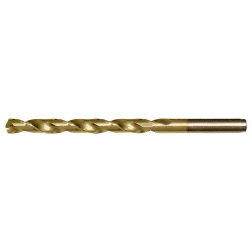 3.70mm RHS / RHC HSS-CO 8% (M42) 135 Degree Split Point Heavy Duty Cobalt Drill - TiN - Exact Industrial Supply