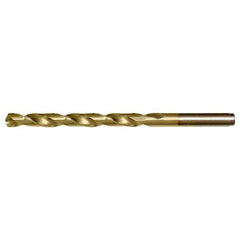 2.80mm RHS / RHC HSS-CO 8% (M42) 135 Degree Split Point Heavy Duty Cobalt Drill - TiN - Exact Industrial Supply