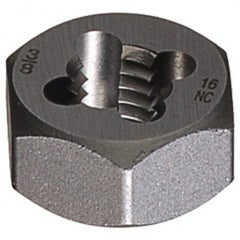 ‎9/16-18 0650 Carbon Steel Hexagon Rethreading Die - Exact Industrial Supply